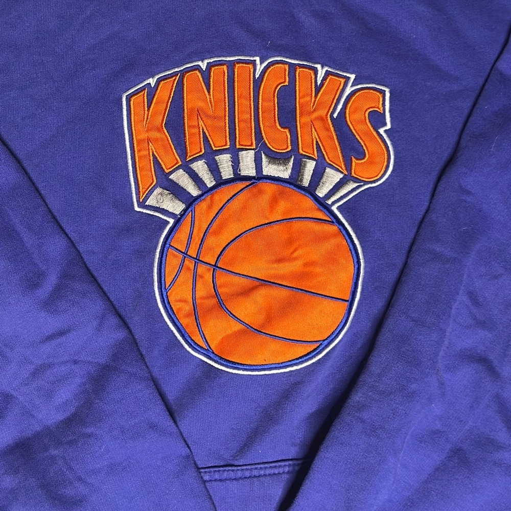 New York Knicks blue and orange hoodie
Size: Medium Tall - Picture 2 of 3